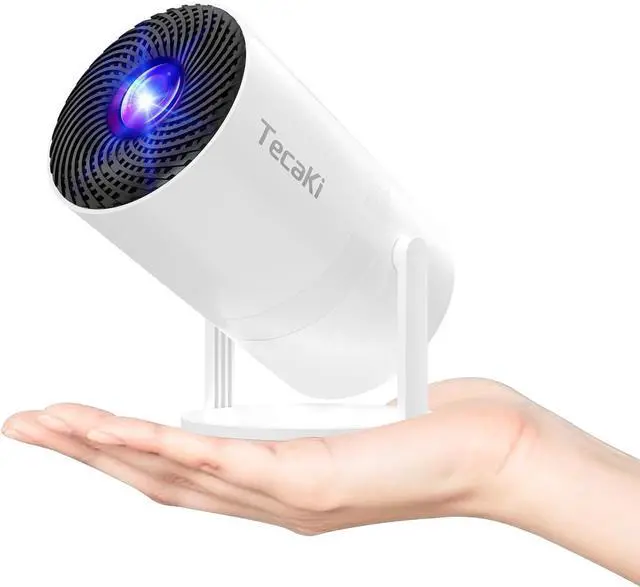 Main image of Mini Projector with WiFi and Bluetooth, Built-in Apps, 210° Rotatable Portable Projector, 1080P Support Movie Projector for Bedroom, Compatible with Smartphone/TV Stick/HDMI/USB