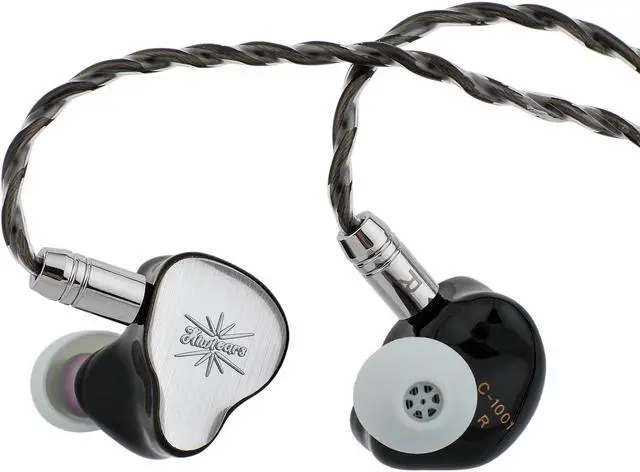Main image of Kiwi Ears KE4 in Ear Monitor, 2DD+2BA Hybrid Earphone, Gaming Earbuds, HiFi Wired IEM, with Detachable IEM Cable for Musician Audiophile (Silver)