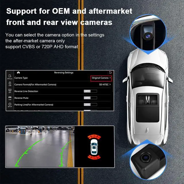 Alt view image 5 of 6 - Linux Vertical Screen E70 E71 CIC Wired and Wireless CarPlay Retrofit Android Auto, 1920 x 720 Display Mirror Link Car Radio Bluetooth Video Player Screen for BMW X5 X6 (2010-2012)