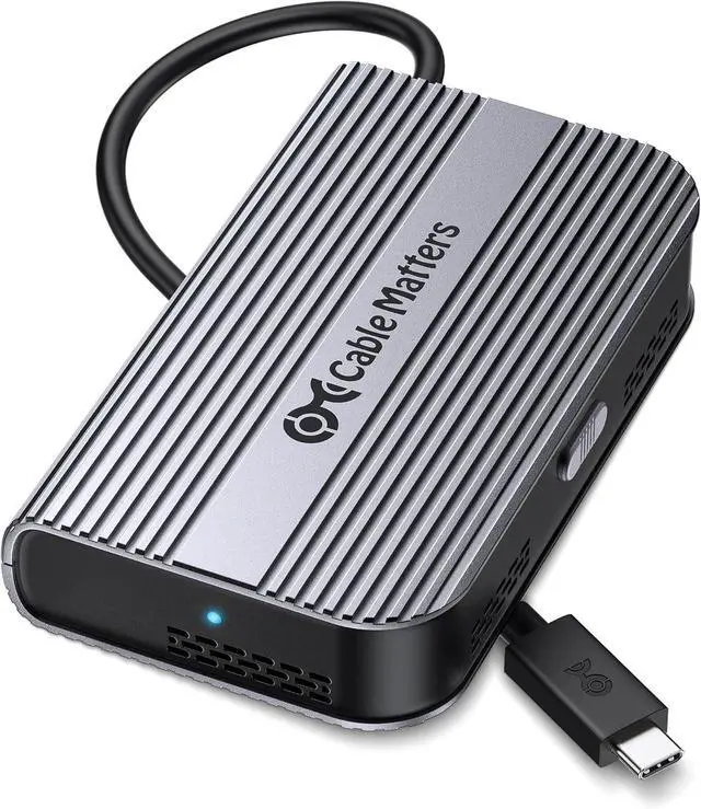 Main image of 40Gbps Portable USB4 / Thunderbolt 4 SSD Enclosure for M.2 NVMe SSD - Up to Read:3800MB/s, Write:3600MB/s, NVMe Enclosure, Tool-Free, ligent Cooling, Thunderbolt 4/5 Compatible