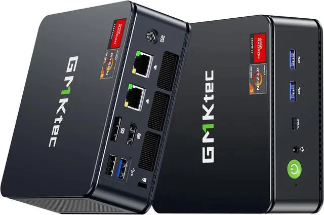 Main image of M6 Ultra Gaming Mini PC Ryzen 7640HS (Upgraded 6600H/ 6800H), 32GB RAM DDR5 512GB SSD Dual NIC LAN 2.5GbE Desktop Computers Office Home, Triple 4K Display, WiFi 6, USB4, BT 5.2, DP, HDMI 2.0