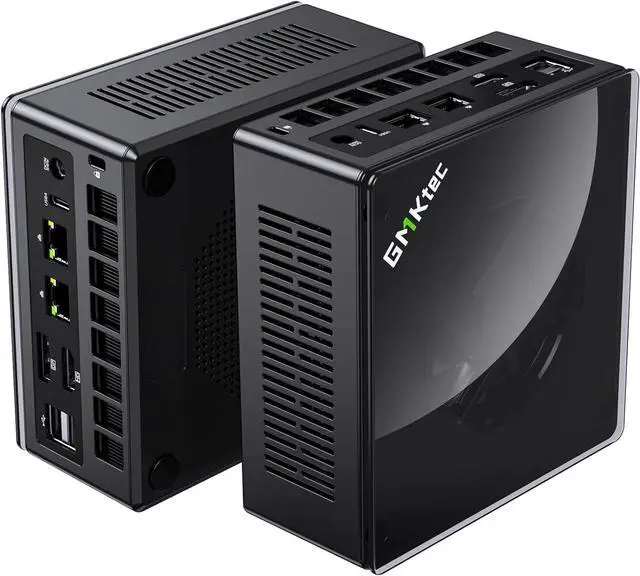Main image of Mini Gaming PC Ryzen 9 8945HS (Turbo 5.1GHz) 32GB DDR5 2TB SSD, Oculink, HDMI 2.1, DP2.1/ i226V Dual NIC LAN 2.5G/ USB-C 4.0 WiFi 6/BT 5.2, USB3.2, Dual Fan Nucbox K11