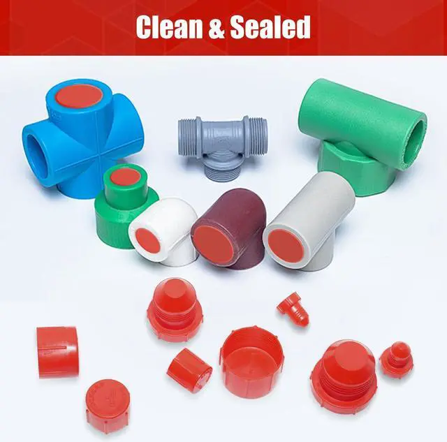 Alt view image 6 of 6 - 144 Pcs Plastic Plugs and Caps Kit, Automotive Cap and Plug Kit for an-3 to AN-12 Fluid Lines, an Caps and Plugs for Servicing Fluid Lines Seals Hoses