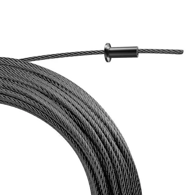 Alt view image 7 of 7 - 100 Pack Black Stainless Steel Protector Sleeves for 1/8" Deck Cable Railing, for Wood/Composite Posts, T316 Marine Grade, Black Cable Railing Protector Sleeves