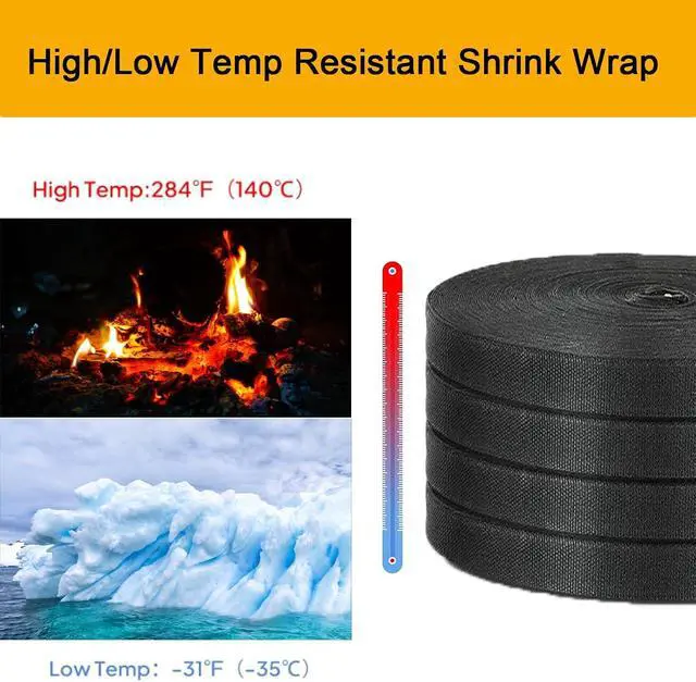Alt view image 6 of 7 - Heat Shrink Braided Sleeving 2:1 Shrinkable Fabric Cable Sheathing Wire Tubing Management Abrasion Protectors Flexibility 1/2" ID-30FT