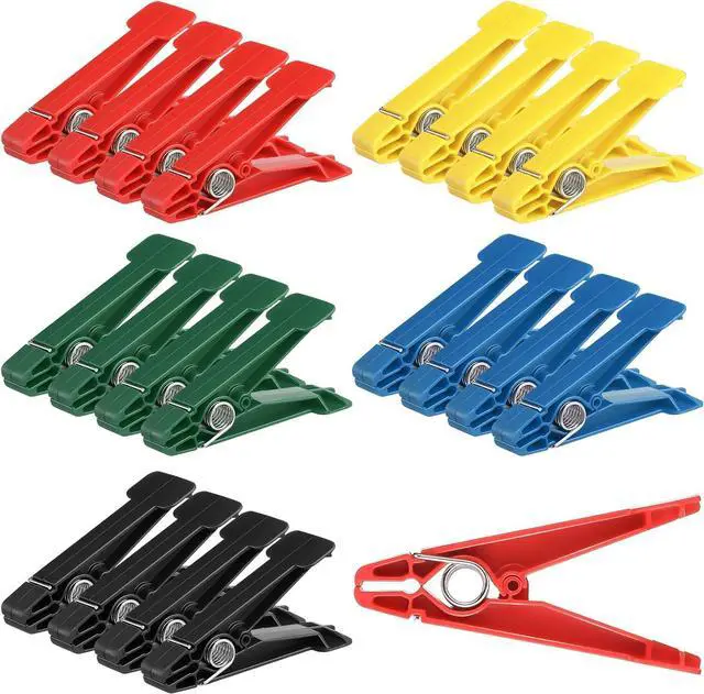 Main image of 20 Pcs Graded Pinch Pin Exerciser Finger Thumb Exerciser Finger Strengthener Pinch Clips for Conditioning Grip Strength Trainer, Assorted Colors