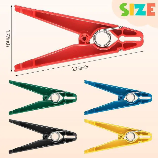 Alt view image 2 of 7 - 20 Pcs Graded Pinch Pin Exerciser Finger Thumb Exerciser Finger Strengthener Pinch Clips for Conditioning Grip Strength Trainer, Assorted Colors
