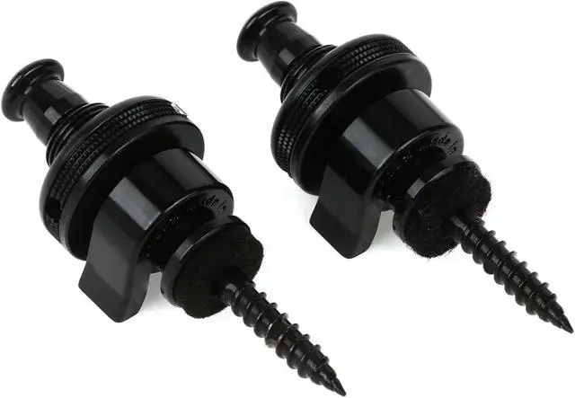 Alt view image 4 of 7 - Guitar Strap Locks for Schaller, S Locks Guitar Strap and Buttons for Electric, Bass, and Acoustic Guitars (1 Pair)