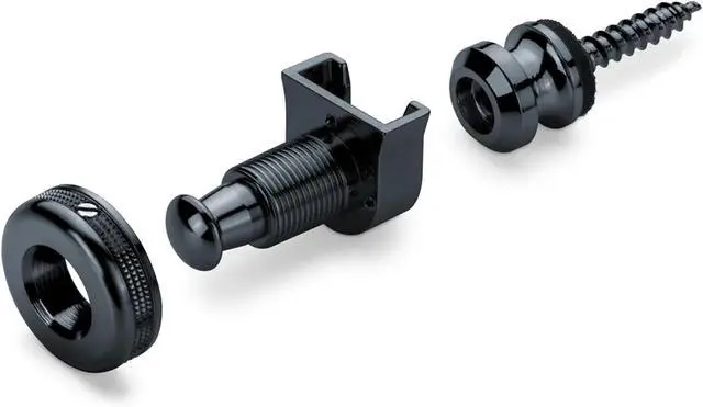 Alt view image 6 of 7 - Guitar Strap Locks for Schaller, S Locks Guitar Strap and Buttons for Electric, Bass, and Acoustic Guitars (1 Pair)