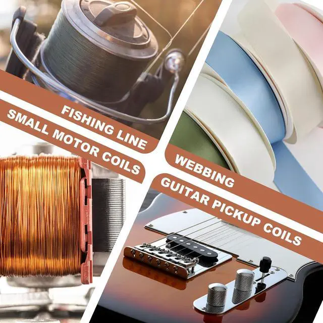 Alt view image 6 of 6 - Manual Coil Winding Machine 1/16"- 1/2" Hand Coil Winder with Counter for Spirals, Motor Coil, Guitar Pickup Coils