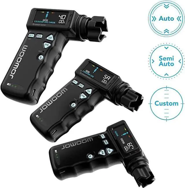 Alt view image 2 of 7 - T2 Smart Guitar Tuner & Automatic Peg String Winder 2-in-1 Multi-functional String Instrument Tool for Guitars/Ukulele/Banjo/Mandolin