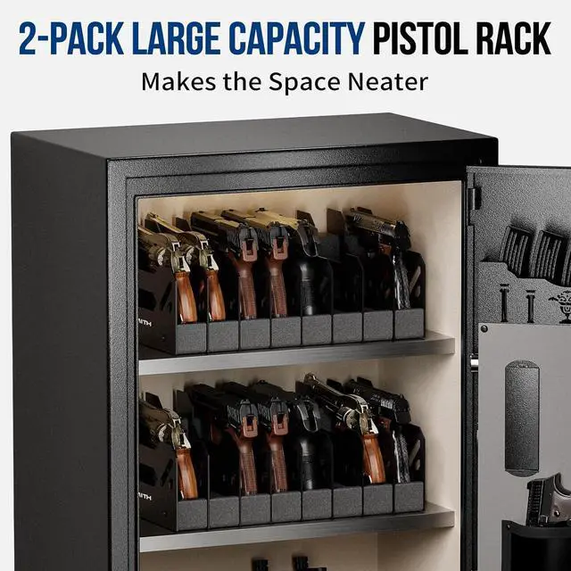 Alt view image 2 of 7 - Foam Pistol Rack for Gun Safe Gun Accessories Storage Firearm Handgun Rack Revolver Pistols Holder