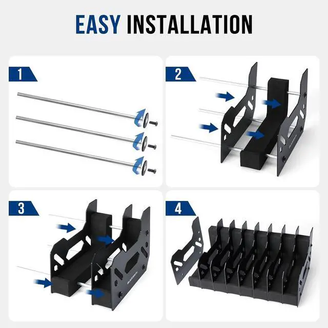 Alt view image 7 of 7 - Foam Pistol Rack for Gun Safe Gun Accessories Storage Firearm Handgun Rack Revolver Pistols Holder