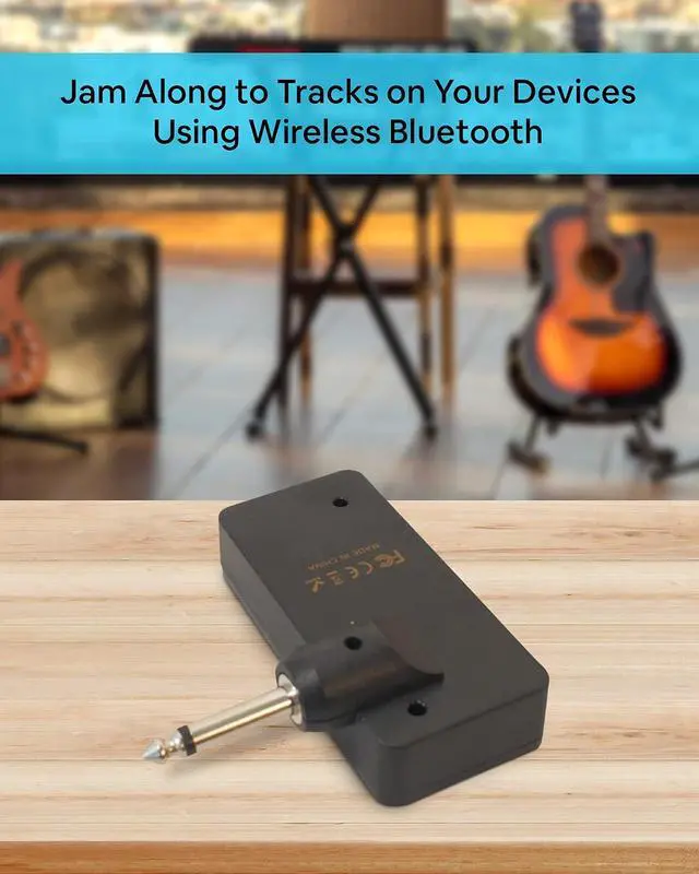 Alt view image 6 of 7 - Passport Guitar Headphone Amplifier HA01 Premium Guitar Amplifier with USB Port Wireless Bluetooth Travel Guitar Amplifier