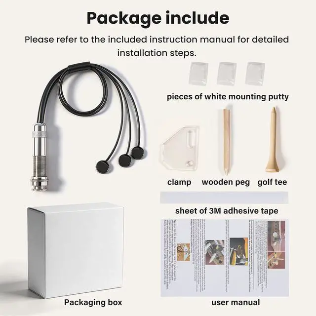 Alt view image 6 of 7 - Piezo Pickup for Acoustic Guitars, Mini Acoustic Guitar Pickup, Banjo Pickup, Ukulele Pickup, Fender Pickups, Passive Piezo Acoustic Pickup for traveler guitar, Steel String Acoustic Guitar