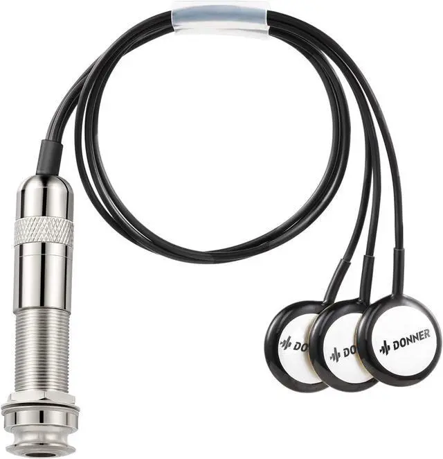Main image of Acoustic Guitar Pickup, Guitar Pickups Sound Seeker Pure Sound Transducer for Cello Banjo Ukulele Mandolin Guitar Microphone Pickup