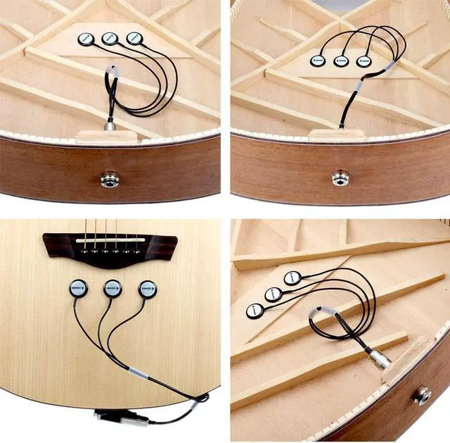 Alt view image 6 of 7 - Acoustic Guitar Pickup, Guitar Pickups Sound Seeker Pure Sound Transducer for Cello Banjo Ukulele Mandolin Guitar Microphone Pickup