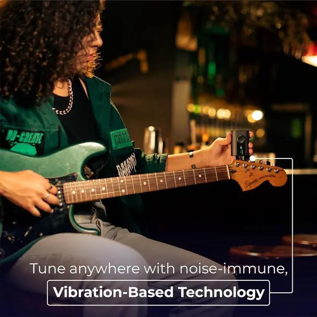 Alt view image 3 of 7 - 3 | Smart Automatic Guitar Tuner, Metronome & String Winder | For Electric Guitars, Acoustic Guitars, 12-String Guitars, Ukulele, Banjo, Mandolin | 150+ Alternate Tunings | For Electric Guitars