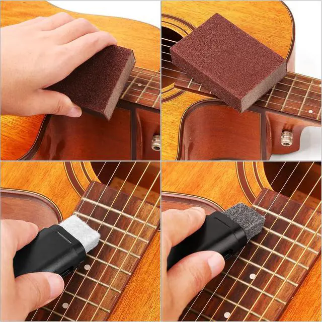 Alt view image 5 of 7 - 72PCS Guitar Tool Kit Repair Maintenance Accessories Guitar Parts Set with Carry Bag Guitar Care For Electric Acoustic Guitar Ukulele Bass Banjo