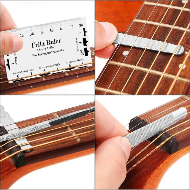 Alt view image 7 of 7 - 72PCS Guitar Tool Kit Repair Maintenance Accessories Guitar Parts Set with Carry Bag Guitar Care For Electric Acoustic Guitar Ukulele Bass Banjo