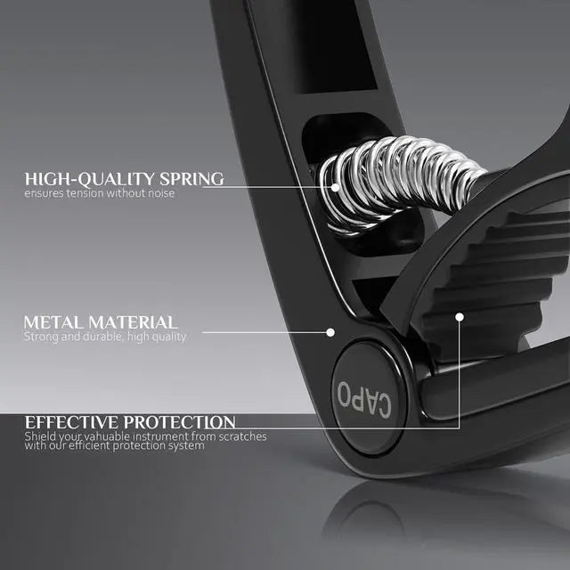 Alt view image 4 of 7 - Capo,Guitar Capo for Acoustic Electric Guitar (18 pack capo)