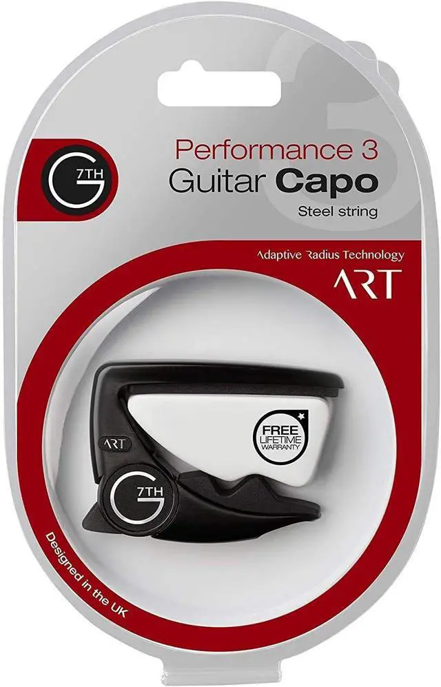 Alt view image 4 of 7 - Performance 3 ART Capo - 6 String, Satin Black - Bundled with Dunlop Variety Pick Pack