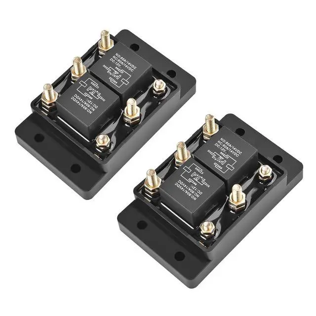 Alt view image 7 of 7 - 2Pcs 5541100 24452 Forward and Reverse Relay Module Fit for Tarp or Winch Motor, Snow Plow & Lift Replace 5541100 ATP0110 12VDC 50A Polarity Module for Marine Jack Plate