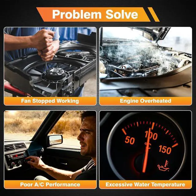 Alt view image 4 of 7 - Cooling Fan Control Module Compatible with 2011-2018 Volvo S60 V60, 2007-2016 Volvo S80, 2008-2016 Volvo V70 XC60 XC70, Engine Radiator Fan Control Unit Replaces 7T438C609BA 940004204