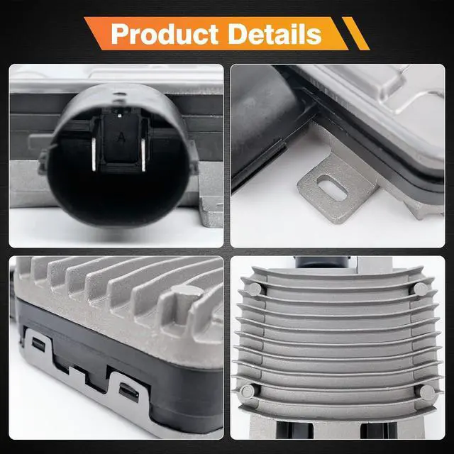 Alt view image 5 of 7 - Cooling Fan Control Module Compatible with 2011-2018 Volvo S60 V60, 2007-2016 Volvo S80, 2008-2016 Volvo V70 XC60 XC70, Engine Radiator Fan Control Unit Replaces 7T438C609BA 940004204