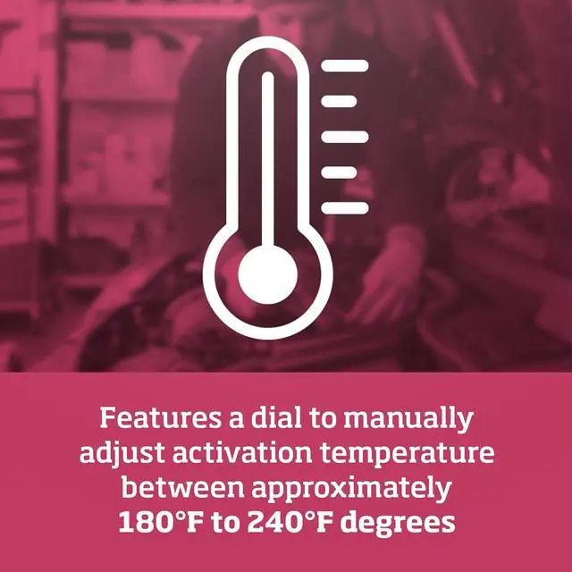 Alt view image 7 of 7 - Adjustable Temperature Controller, Fan Controller (31147), Car Parts, Gray