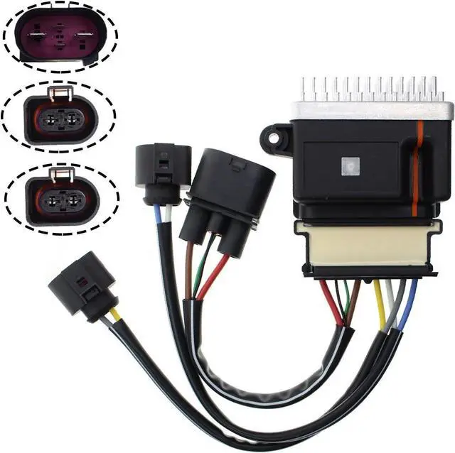 Main image of Engine Cooling Fan Control Module for Audi A4 A5 A6 Q3 Q5 09-18Quattro allroad 8K0959501G