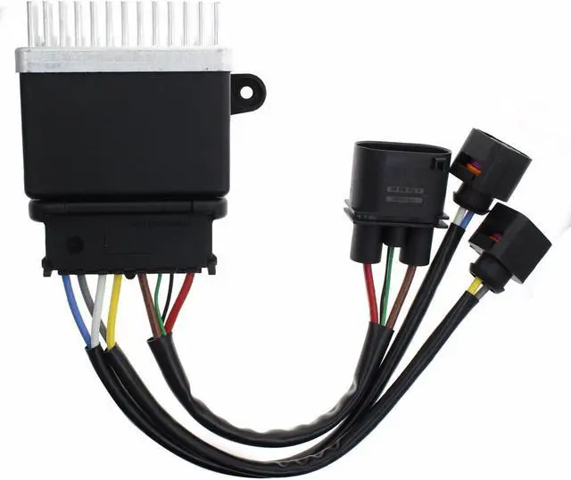 Alt view image 4 of 7 - Engine Cooling Fan Control Module for Audi A4 A5 A6 Q3 Q5 09-18Quattro allroad 8K0959501G