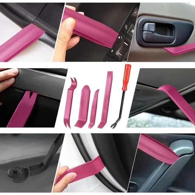 Alt view image 6 of 7 - Car Retainer Clips & Fasteners Kit 33 Universal Sizes Nylon Bumper, Fender Rivets, Door Panel Clips, and Plastic Rivets with 10 Cable Ties and Removal Tool for Toyota, Ford (2080pcs)