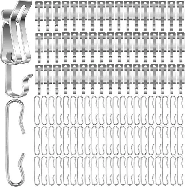 Main image of 180pcs Heat Cable Roof Clips De Icing Cable Clips and Spacers Kit Outdoor | Roof Clips and Spacers Set Cable Wire Clips Gutter Clips