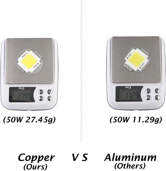Alt view image 4 of 7 - High Power Led Chip 50W Infrared IR 850nm | (1500mA / DC 14V - 16V / 50 Watt) SMD COB Light Emitter Diode Components Night Vision Bulb Lamp Beads for DIY Lighting