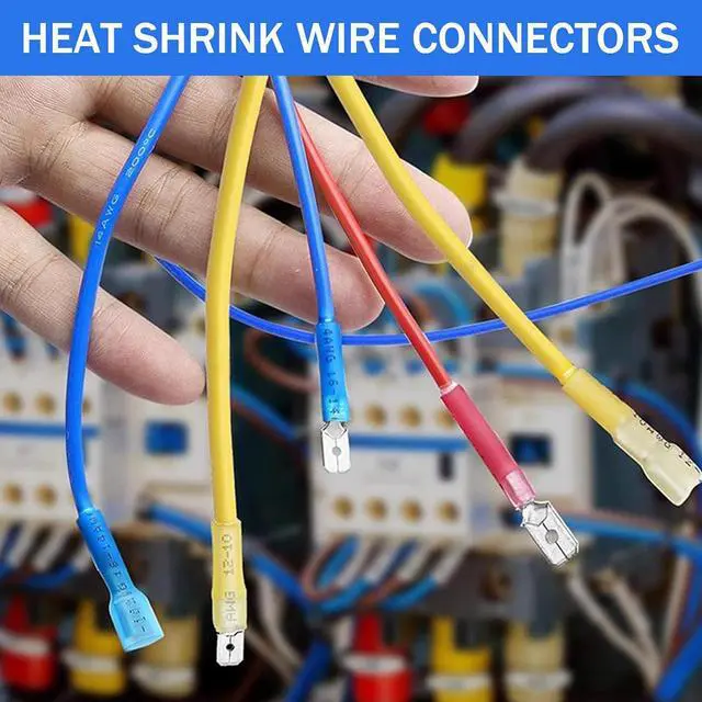 Alt view image 7 of 7 - 710Pcs Heat Shrink Wire Connectors Kit, Marine Grade Tinned Copper Electrical Terminals, Waterproof Ring Fork Spade Butt Connectors for Automotive Boat Wiring
