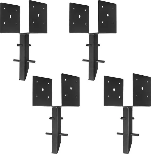 Main image of 4 Pcs 6"x 6" Concrete Post Anchor(Inner Dia 5.6x5.6)