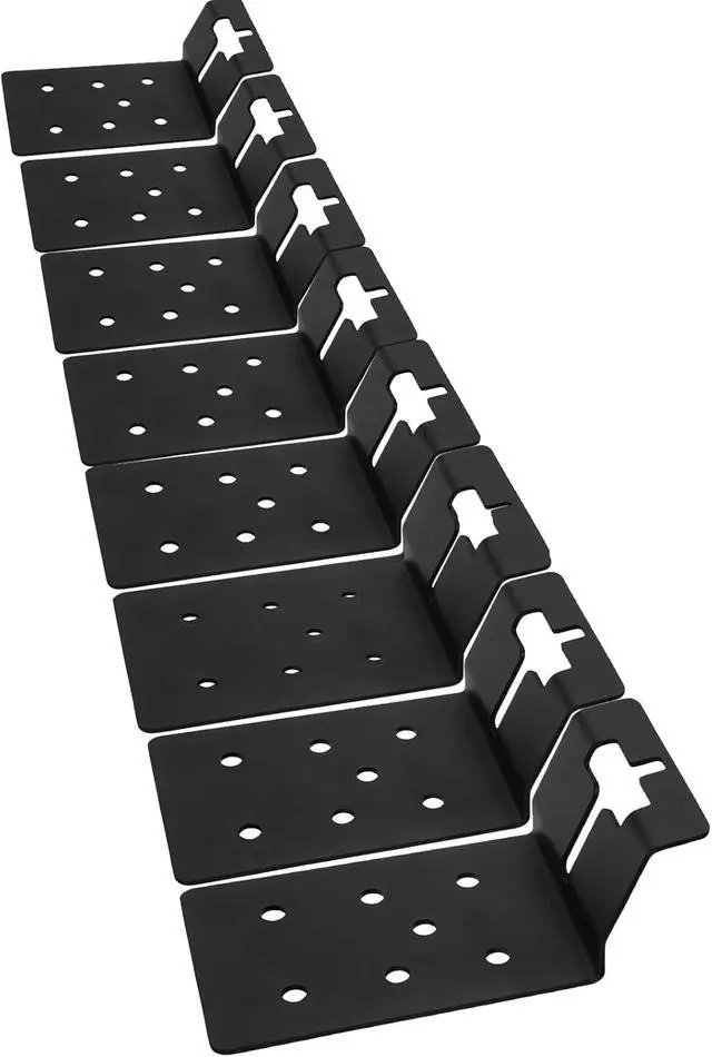 Alt view image 7 of 7 - 8 Pack Black T-Post Bracket 3"