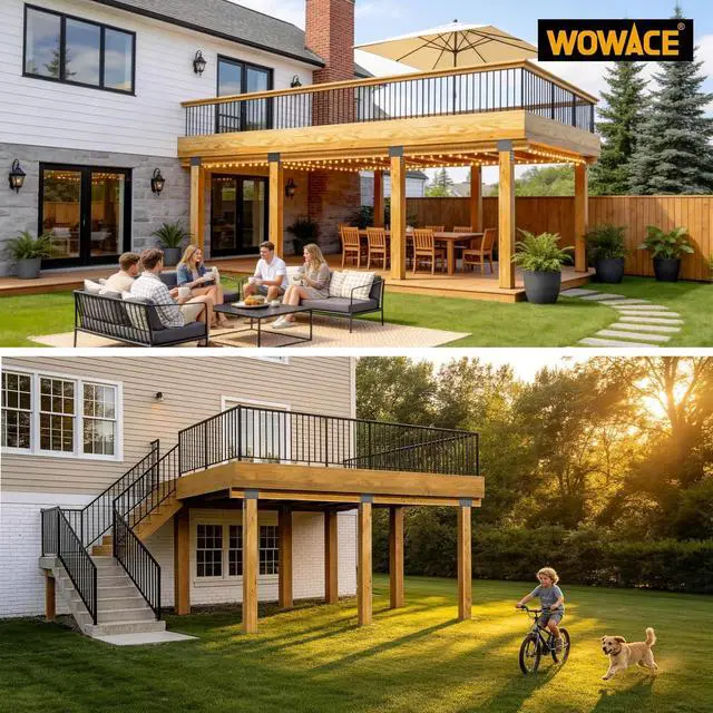 Alt view image 6 of 7 - 1pc 4x6 (Actual 3.5"x5.5") Post Cap Tie Bracket, Stainless Steel Wood Beam Support Bracket, for Gazebos, Patio Decks, and Porches Wood Post to Beam Support (Dark Ggray)