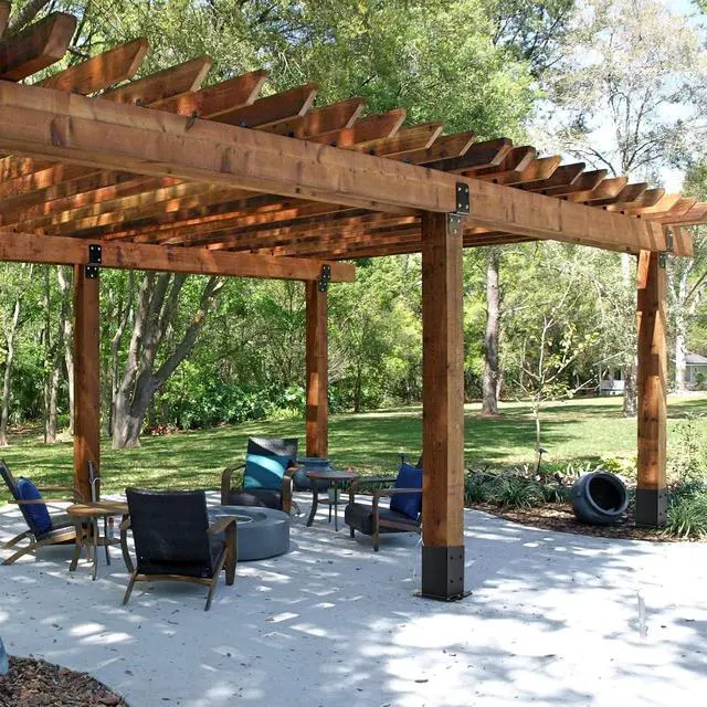 Alt view image 6 of 6 - 4x4 Post Base 8 Pcs, (Inner Size 3.6x3.6) Post Anchors, 13GA Thick Solid Steel & Black Powder Coated,Deck Post Brackets Support Deck Base Plate Pergola Brackets Fence Kit Mailbox Mount