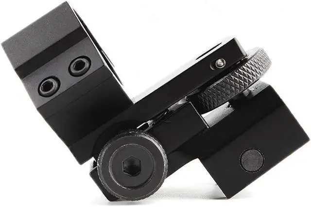 Alt view image 3 of 5 - Windage Elevation Adjustable Low Profile Scope Flashlight Laser Ring Mount, 1 Inch Barrel Clamp Adapter with 20mm Mount for Rifle Scope Torch Optics