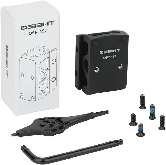 Alt view image 6 of 7 - OSP-157 Picatinny Riser Mount for RMR/407C/507C Footprint Red Dot, 1.134" Saddle Height Adapter Plate