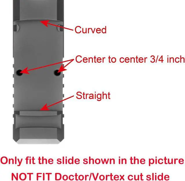 Alt view image 3 of 7 - Optic Adapter Plate for RMR Cut Slide Without Thread Post, Compatible with Holosun 407K/507K/EPS/EPS Carry/RomeoZero and Osight K/S/SE