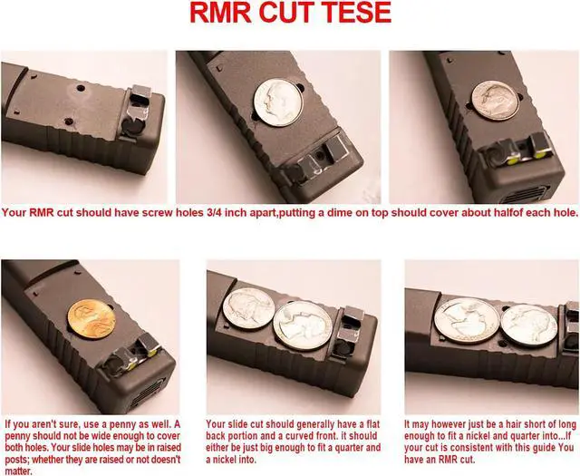 Alt view image 5 of 7 - Optic Adapter Plate for RMR Cut Slide Without Thread Post, Compatible with Holosun 407K/507K/EPS/EPS Carry/RomeoZero and Osight K/S/SE