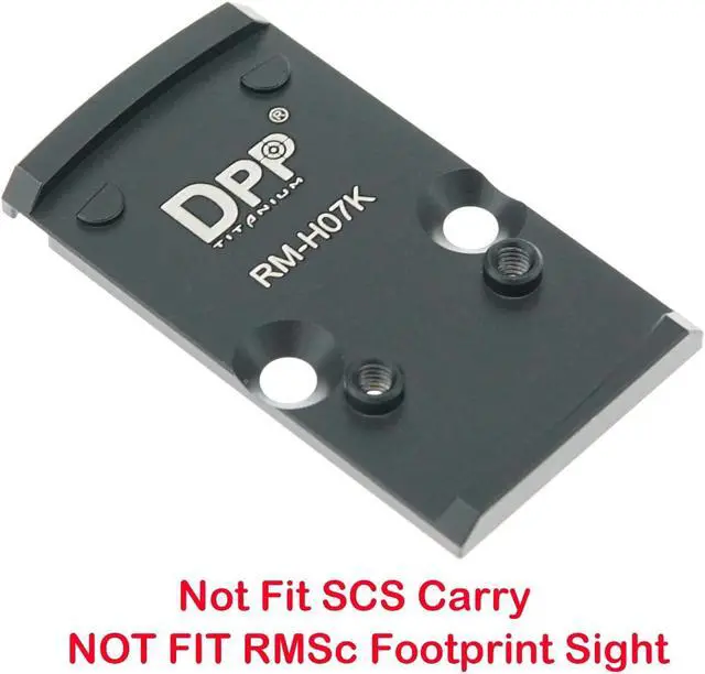 Alt view image 7 of 7 - Optic Adapter Plate for RMR Cut Slide Without Thread Post, Compatible with Holosun 407K/507K/EPS/EPS Carry/RomeoZero and Osight K/S/SE