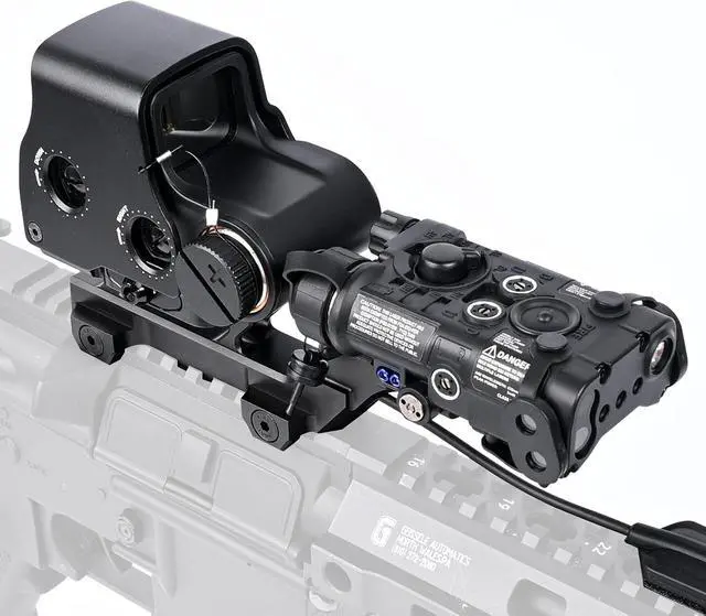 Alt view image 6 of 7 - Tactical Group Type Hy Mount for EXPS3 Holographic Sight Laser Combo Adapter Mount Base 20mm Picatinny Rail Red Dot Optic Riser Mount for T1 T2 Optic Scope