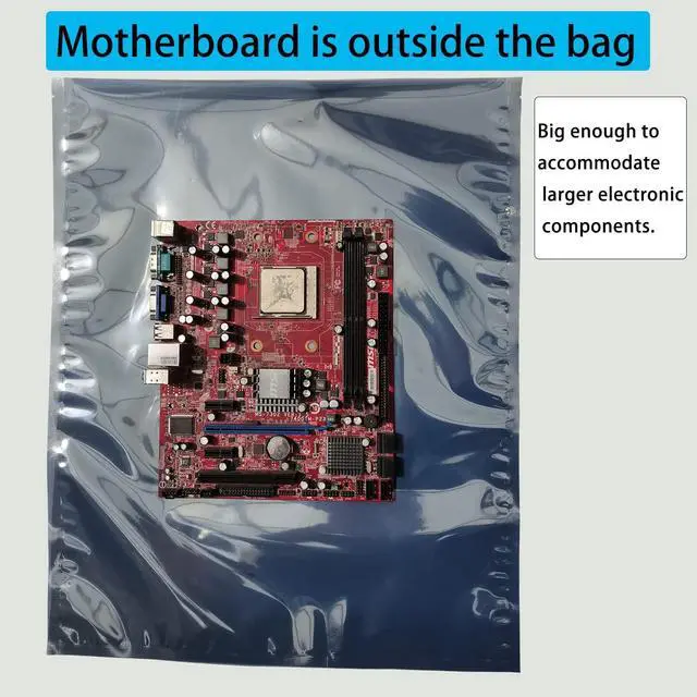 Alt view image 5 of 6 - 20pcs 16x24in Super Large Anti Static Bags, Open Top ESD Shielding Anti-Static Bag for Motherboard,GPU,Graphics Card and Electronic Device
