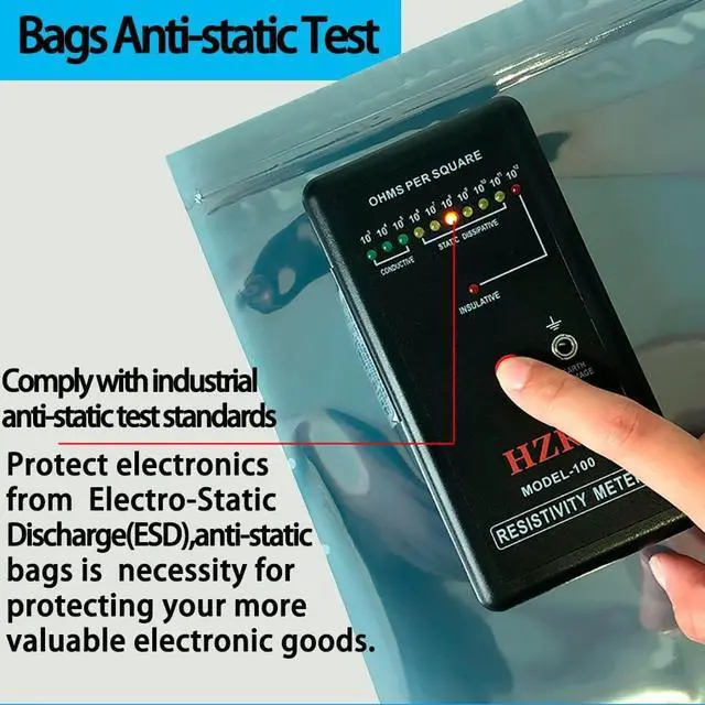 Alt view image 6 of 6 - 20pcs 16x24in Super Large Anti Static Bags, Open Top ESD Shielding Anti-Static Bag for Motherboard,GPU,Graphics Card and Electronic Device