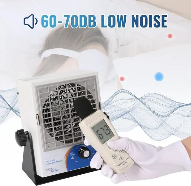 Alt view image 7 of 7 - Ionizing Air Blower New DC Type Anti Static Ionizer Electro-Static Discharge Ionizer Static Fan Electrostatic Elimination Discharge Static Ionizer