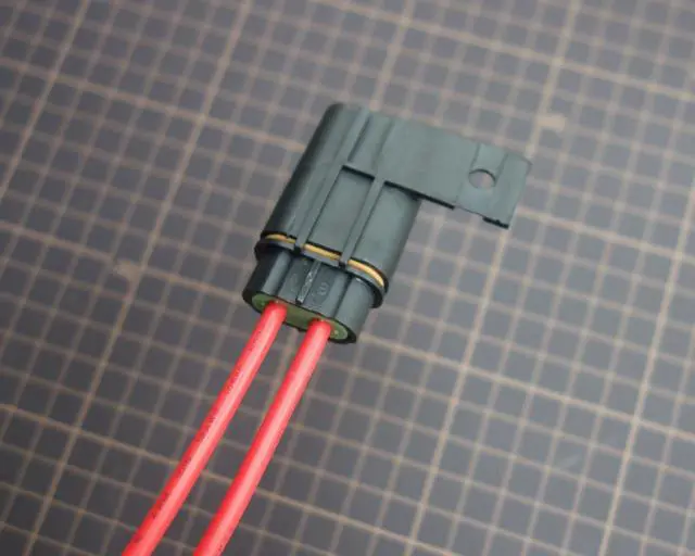 Alt view image 3 of 4 - 10-pin Power Speaker RCA Harness Plug Compatible with Kicker Hideaway (HS8) 11HS8 46HS10 BassStation PT8 PT10 PH12 PHD12 PT250 Fuse 12AWG Power and Ground Wire